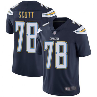 Los Angeles Chargers NFL Football Trent Scott Navy Blue Jersey Youth Limited 78 Home Vapor Untouchable